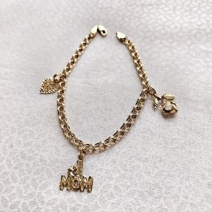 10k Gold Double Link Bracelet